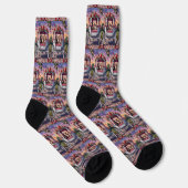 Französische Bulldogge Valentinstag  Socken (Rechts)