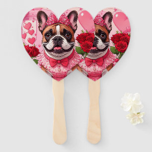 Französische Bulldogge Verliebt French Bulldog Fächer