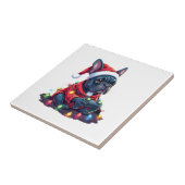 Französische Bulldogge Videospiel Controller Leich Fliese (Seite)