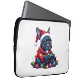 Französische Bulldogge Videospiel Controller Leich Laptopschutzhülle (Vorne Rechts)