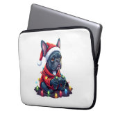 Französische Bulldogge Videospiel Controller Leich Laptopschutzhülle (Vorderseite Links)