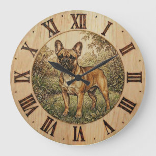 Französische Bulldogge Wanduhr - Urban Pet Dekor