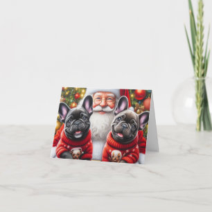 Französische Bulldogge Weihnachten