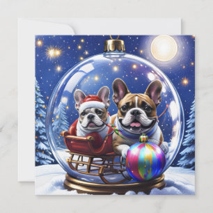 Französische Bulldogge Weihnachten  French Bullog