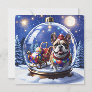 Französische Bulldogge Weihnachten French Bullog