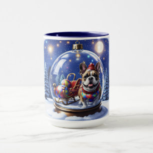 Französische Bulldogge Weihnachten French Bullog Tasse