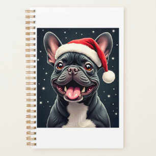 Französische Bulldogge Weihnachten Langarm T-Shirt Planer