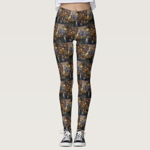 Französische Bulldogge Weihnachtliche Festliche Re Leggings