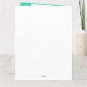 Französische Bulldogge  Weihnachtskranz Bulldog Karte (Rückseite)