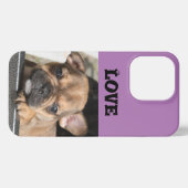 Französische Bulldogge Welpe French Bulldog iPhone Hülle (Rückseite (Horizontal))
