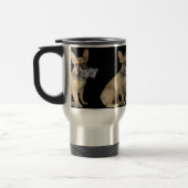 Französische Bulldogge Welpe French Bulldog Reisebecher (Links)