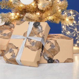 Französische Bulldogge Welpe Geschenkpapier