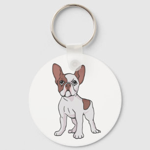 Französische Bulldogge Welpe Hundemama Rettung Ado Schlüsselanhänger