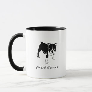 Französische Bulldogge-Welpe Paquet d'amour Kaffee Tasse