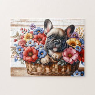 Französische Bulldogge Welpe Puzzle
