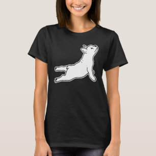 Französische Bulldogge Yoga Cute Workout Tier Haus T-Shirt