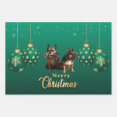 Französische Bulldogge zwei Freunde French Bulldog Geschenkpapier Set (Vorderseite 3)