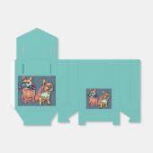 Französische Bulldogge zwei Freunde French Bulldog Geschenkschachtel (Ungefaltet)