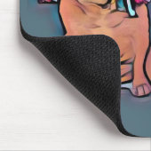 Französische Bulldogge zwei Freunde French Bulldog Mousepad (Ecke)