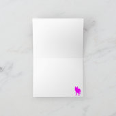 Französische Bulldoggen-Anmerkungs-Karte Karte (Innenseite)