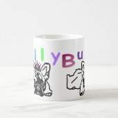 Französische Bulldoggen Bully French Bulldog Kaffeetasse (Mittel)