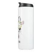 Französische Bulldoggen-Einhorn Thermosbecher (Nach rechts gedreht)