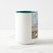 Französische Bulldoggen-Einkaufen Tasse (Zentrum)