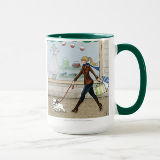 Französische Bulldoggen-Einkaufen Tasse