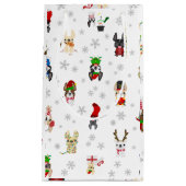 Französische Bulldoggen-Feriengeschenk-Tasche Kleine Geschenktüte (Vorderseite)