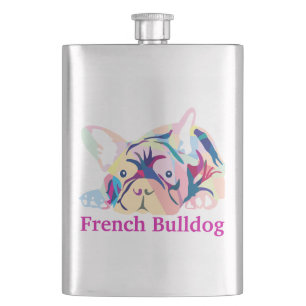 Französische Bulldoggen Flachmann