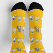 Französische Bulldoggen Freunde Socken (Oben)