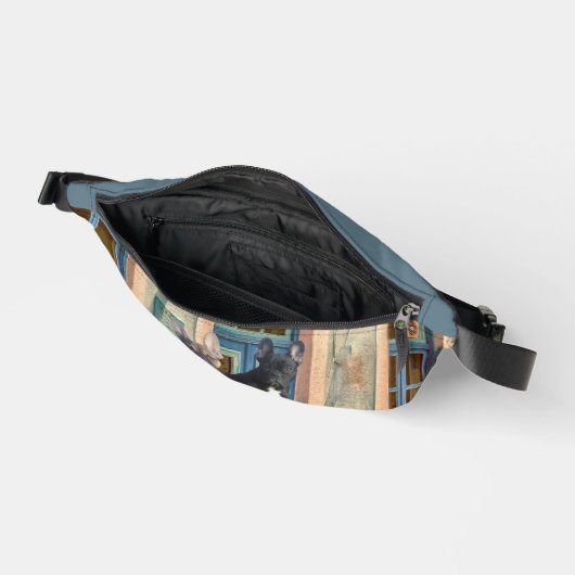 Französische Bulldoggen Freundschaft Bauchtasche (Offen)