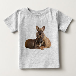 Französische Bulldoggen Friends French Bulldog Baby T-shirt