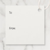 Französische Bulldoggen Gartenmöbel für Blume Geschenkanhänger (Rückseite)