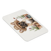 Französische Bulldoggen Gartenmöbel für Blume Magnet (Rechte Seite)