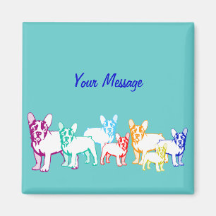 Französische Bulldoggen Geschenke Magnet