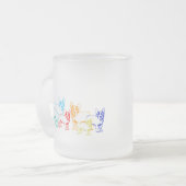 Französische Bulldoggen Geschenke Mattglastasse (Vorderseite Links)