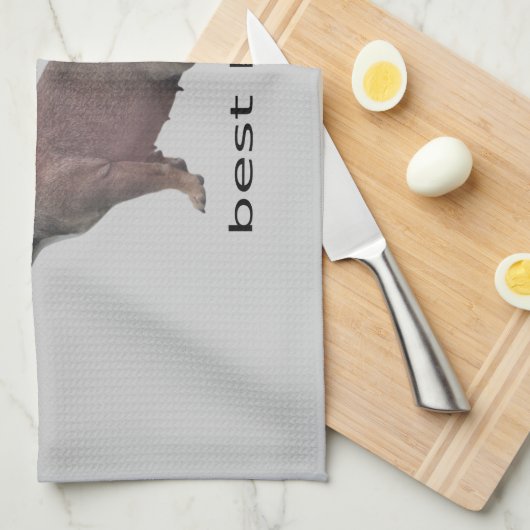 Französische Bulldoggen Geschirrtuch (Viertel Falte)