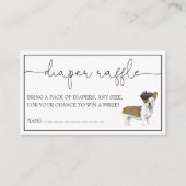 Französische Bulldoggen Geschlecht neutrale Windel Begleitkarte (Vorderseite)