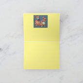 Französische Bulldoggen Grußkarte Ostern Karte (Innenseite)