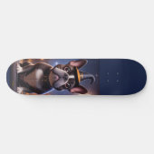  französische Bulldoggen Halloween French Bulldog Skateboard (Horizontal)