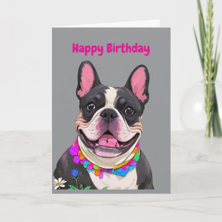  französische Bulldoggen Halstuch French Bulldog Einladung