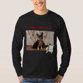 französische Bulldoggen Happy New Year shirt (Vorderseite)