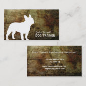Französische Bulldoggen-Haustier Realated Visitenkarte (Vorne/Hinten)