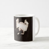 Französische Bulldoggen-Kaffee-Tasse: Neue Kaffeetasse (VorderseiteRechts)