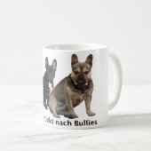 Französische Bulldoggen Kaffeetasse (VorderseiteRechts)