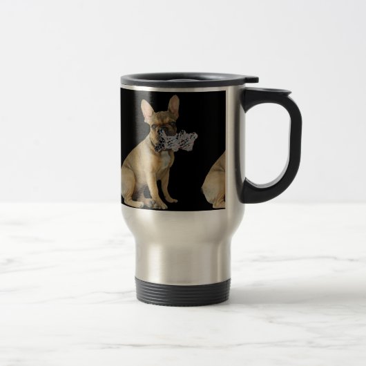 Französische Bulldoggen Kaffeetasse (Rechts)