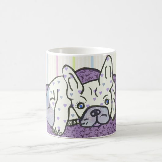 Französische Bulldoggen Kaffeetasse (Mittel)