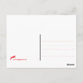 Französische Bulldoggen Karte (Rückseite)