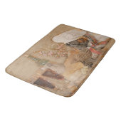 Französische Bulldoggen-Kochs-Küche oder Badematte (Schrägansicht)